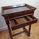 Old Empire period console in mahogany and veneer wood with bowl top