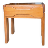 Solid elm bedside table – Maison Regain