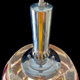 Suspension Globe Mazzega verre Murano bicolore