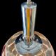 Suspension Globe Mazzega verre Murano bicolore