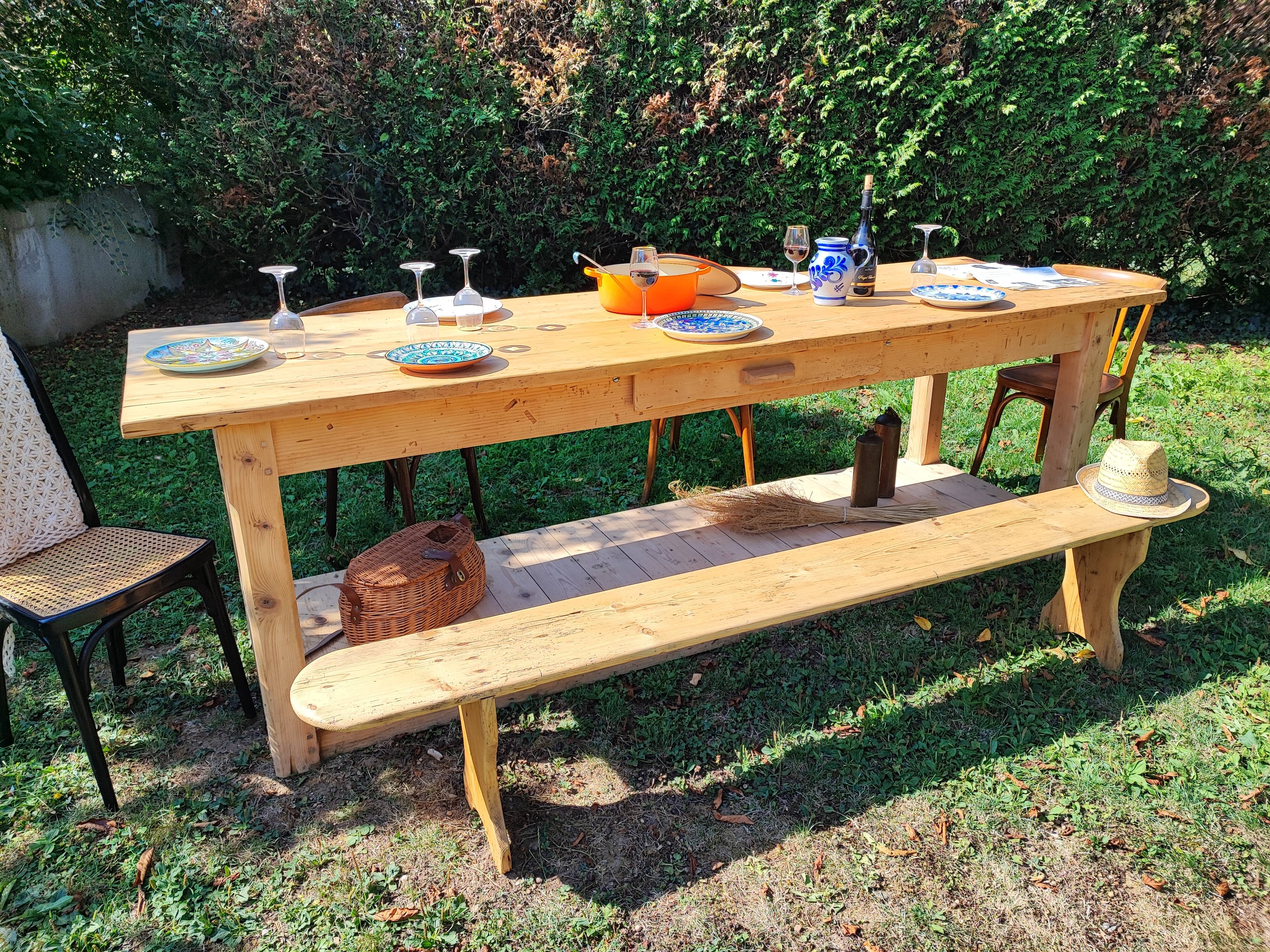 Old draper's table