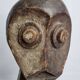 Tribal wooden sculpture, African ritual art, Kalunga Bembe head, 31 cm
