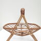 Vintage rattan fruit basket