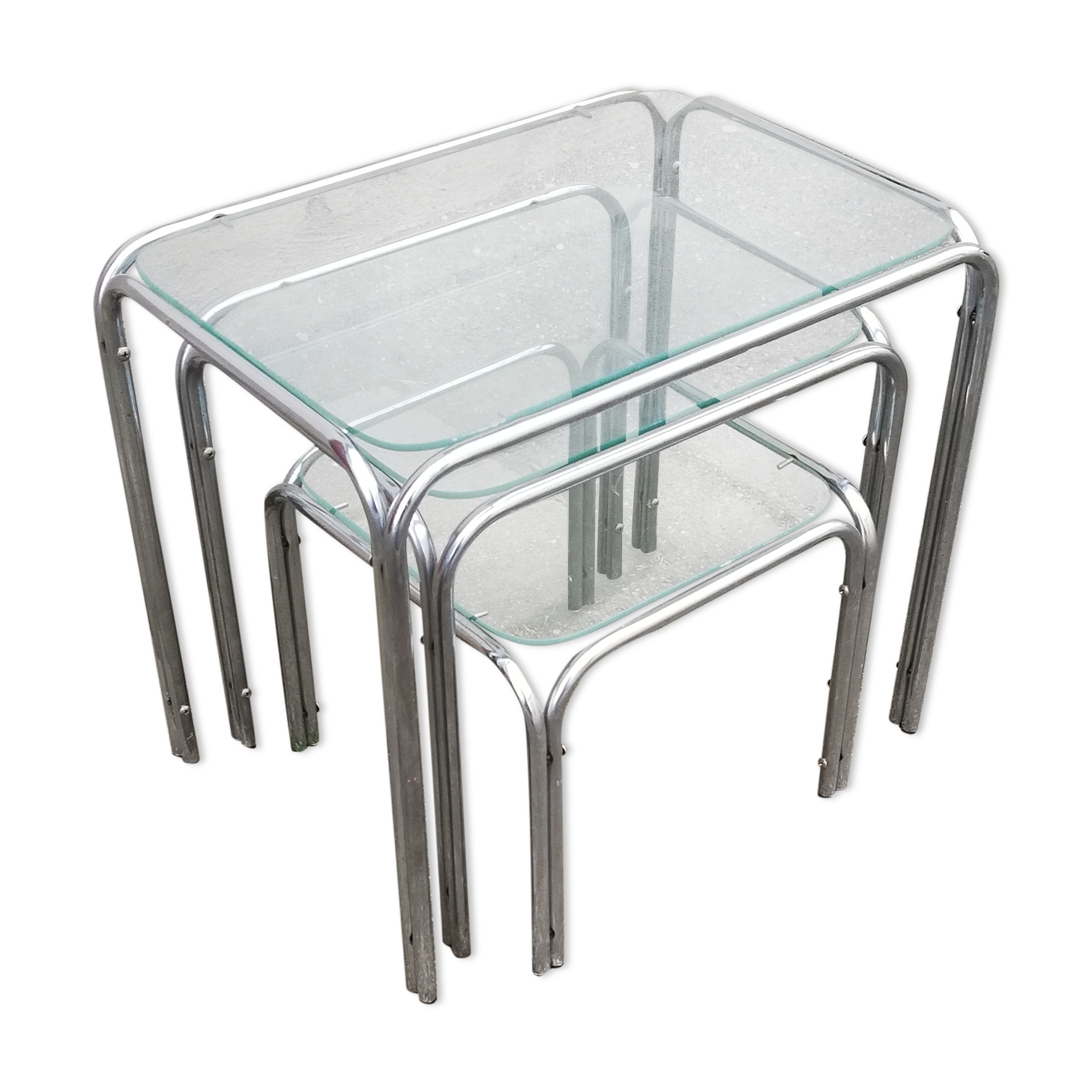 Vintage pull-out coffee tables