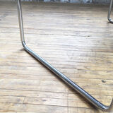 Bauhaus modernist leather chrome armchairs