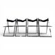 Lübke 4-piece set of folding dining chairs by Fantoni&Geraci, 1969