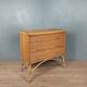 Commode vintage en bambou et rotin