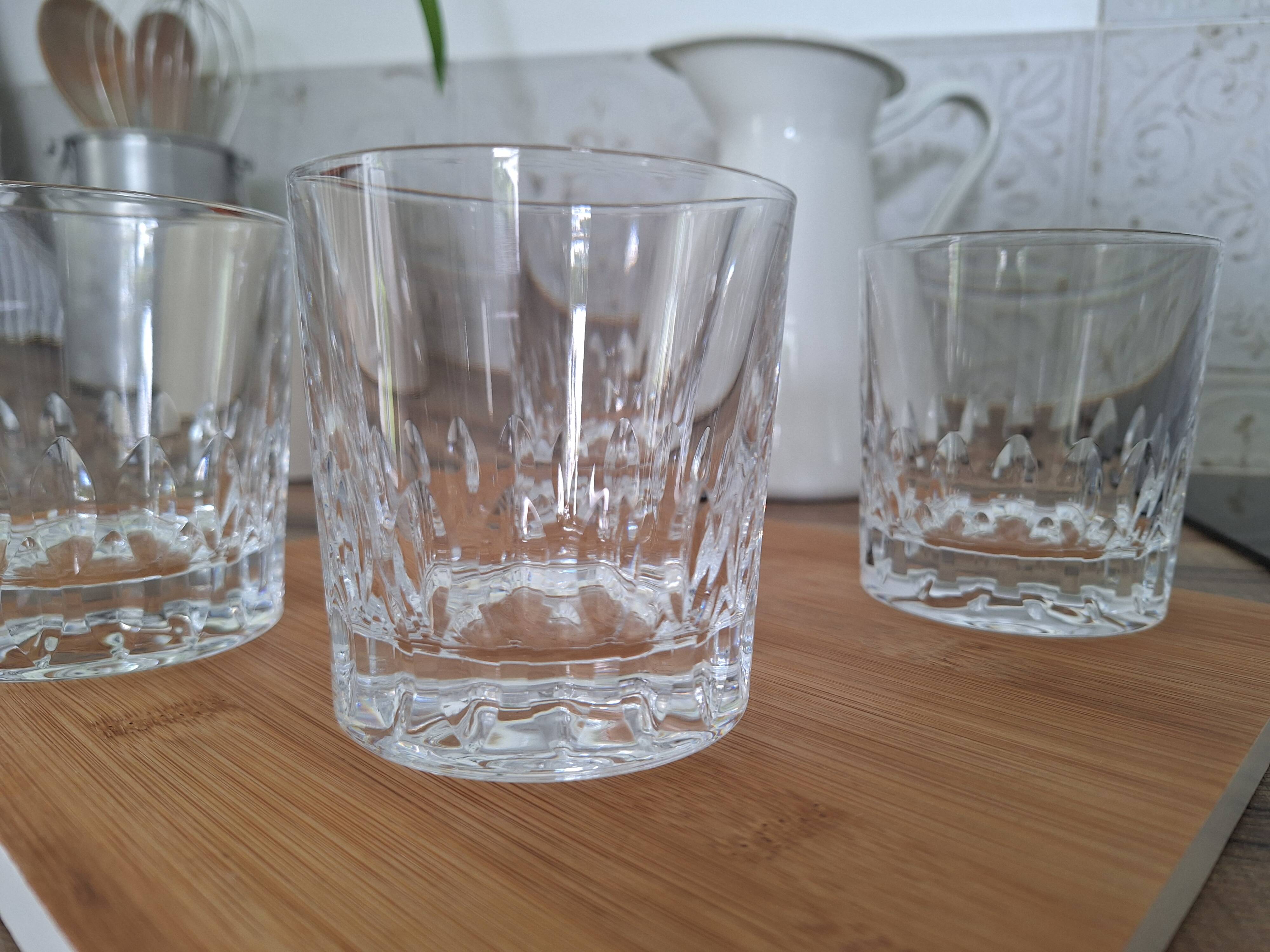 Verres à eau ou à whisky en cristal