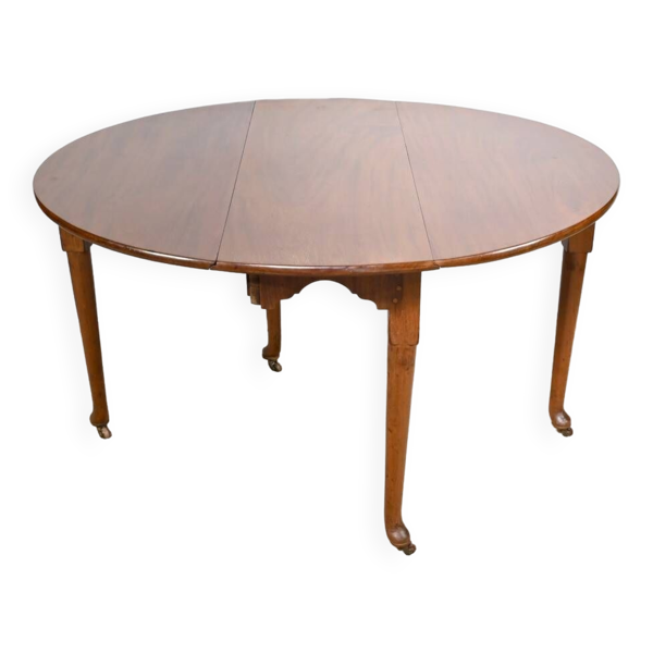 Table Ovale 6 Couverts en Acajou, Angleterre – 1ère Partie XIXe