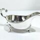 Silver sauceboat, England