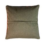 Vintage turkish kilim cushion cover , 40 x 40 cm