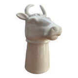 Glazed ceramic butter dish