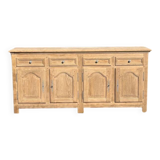 Raw wood sideboard