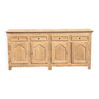 Raw wood sideboard