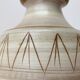 Vase de poterie de studio danois du milieu du siècle en grès par Noomi Backhausen pour Søholm, années 1960
