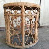 Peacock rattan sofa table or end