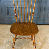 Four western solid wood chairs 1970