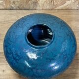 Vase ball earthenware Saint-Clement, France, art deco era