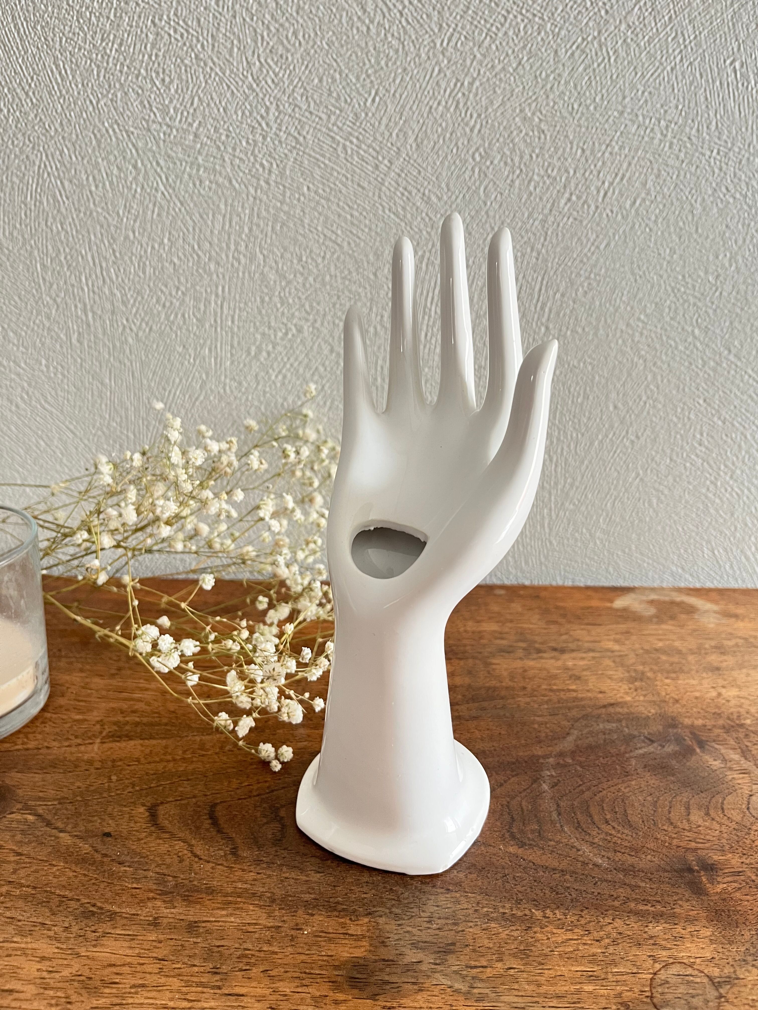 Hand ring vase vintage soliflore