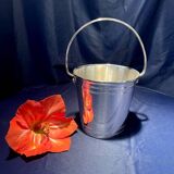 Silver metal ice cube bucket tableware