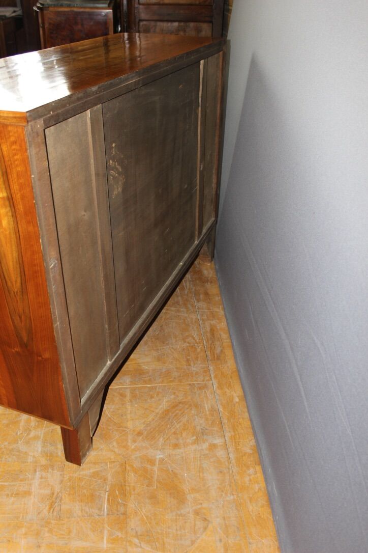 Bahut art deco walnut around 1940