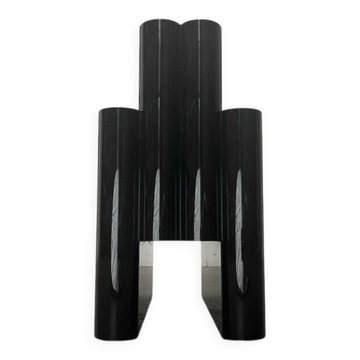 Magazine rack model 4676 from the mid-century space age by Giotto Stoppino for Kartell, 1970s.