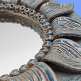 Stoneware mirror by André Bodin - 1981