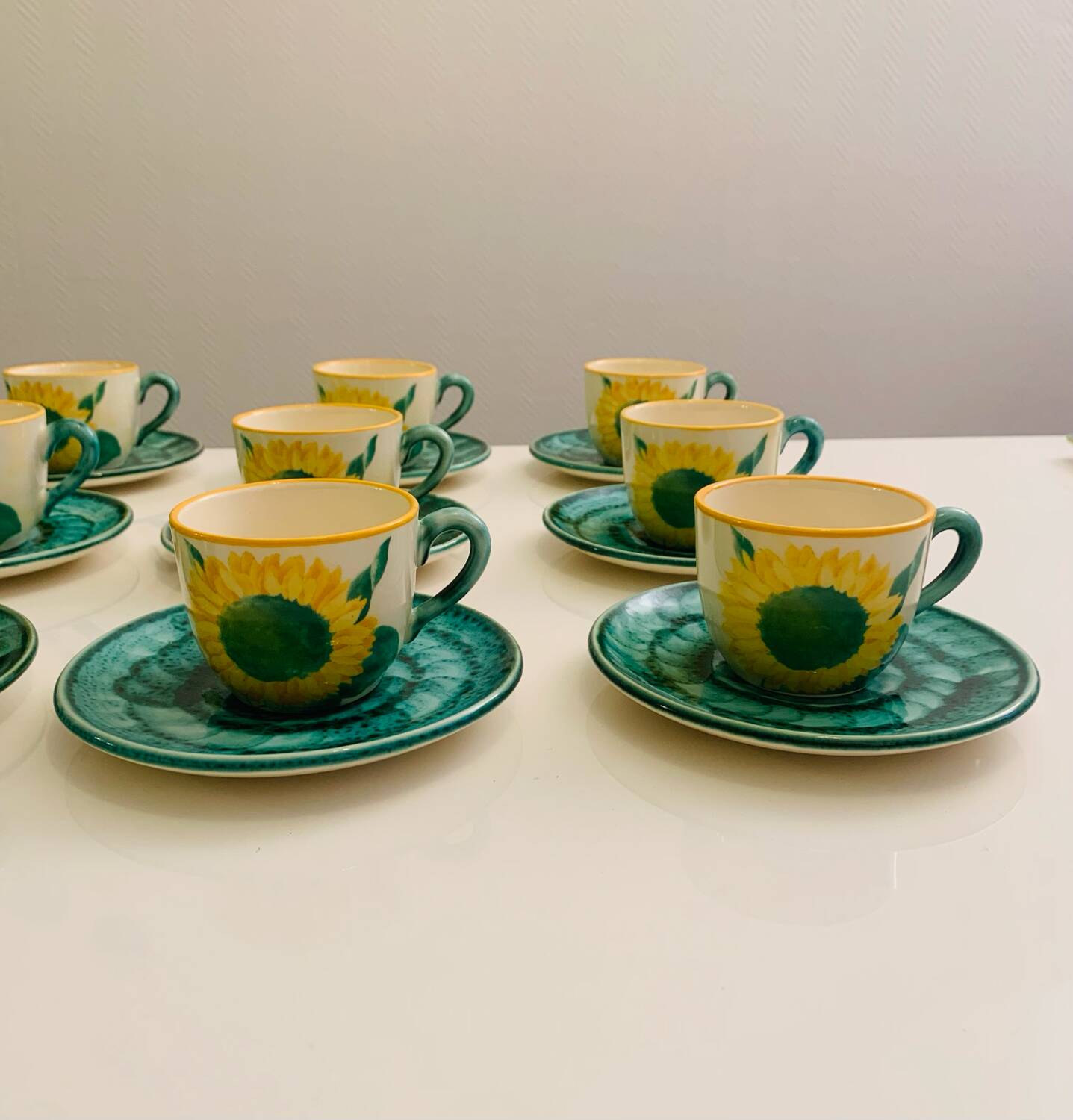 Coffee/Tea Service and Trays Lunéville/Saint Clément