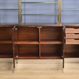 Rare lacquered library attributed to Guy Lefèvre, Maison Jansen – 1970