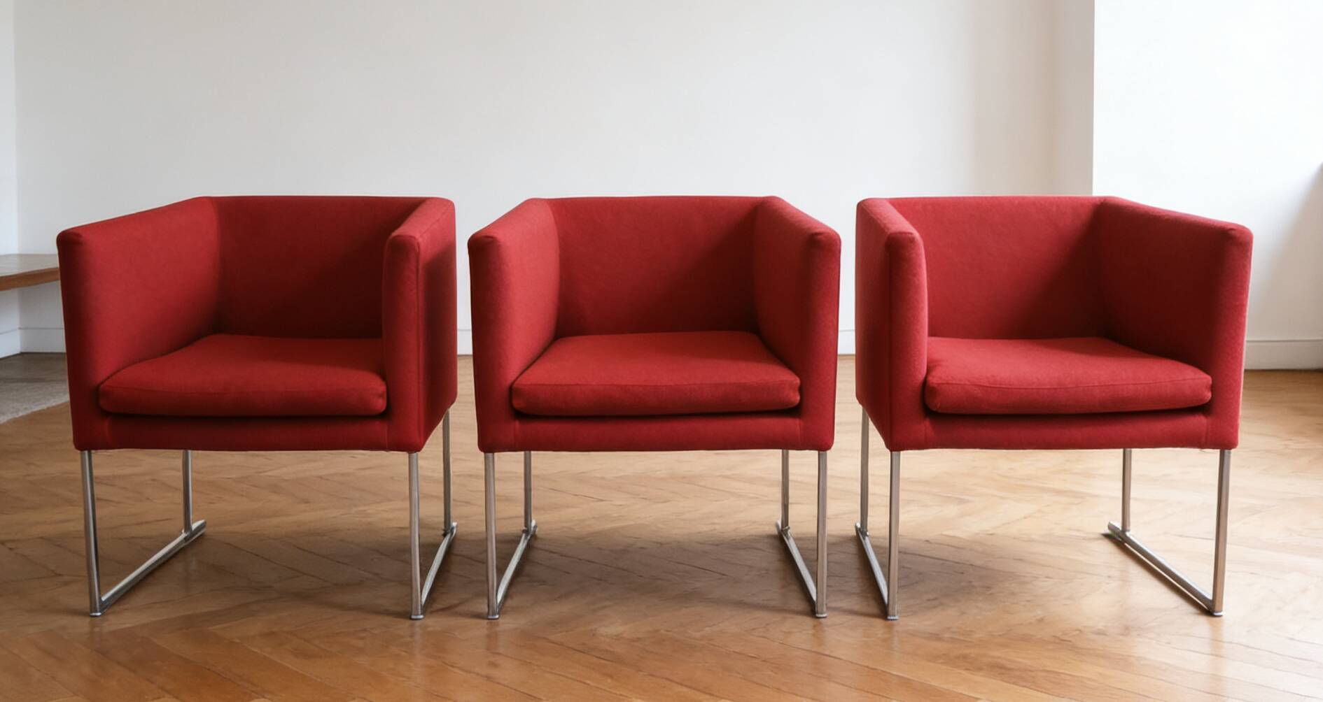 Set of 3 Solo armchairs, B&B Italia