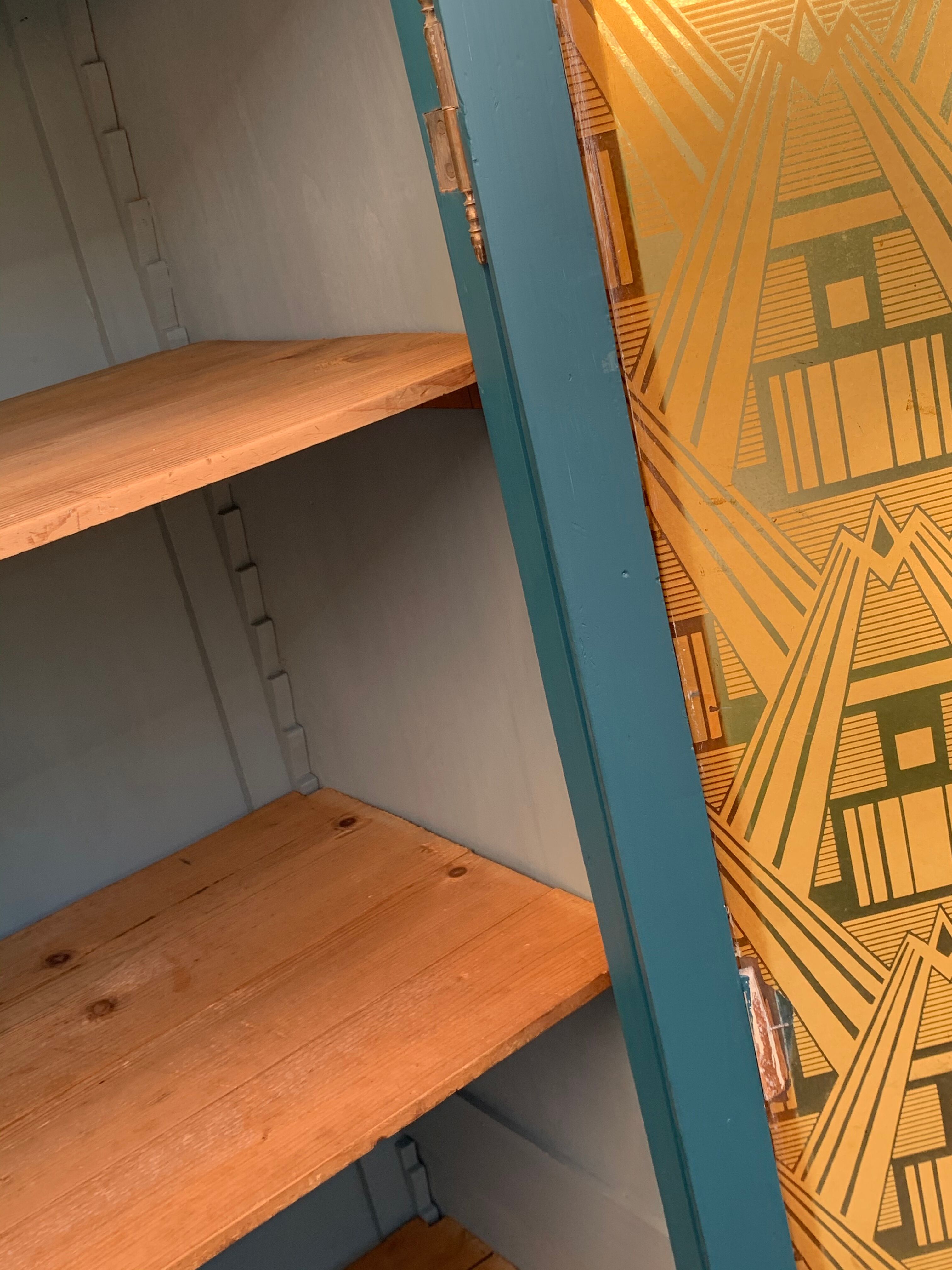 Art Deco glass Parisian wardrobe