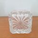 Chiseled glass whisky carafe