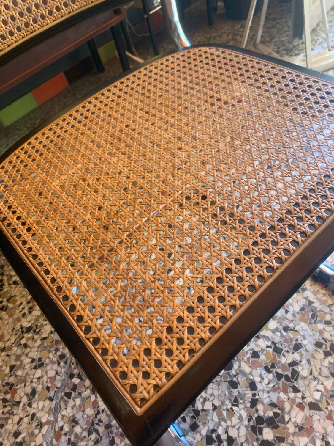 Set of 4 vintage Cesca B32 chairs by Marcel Breuer