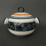 Tureen 1960 by Yvon Roy decorated with stylized birds