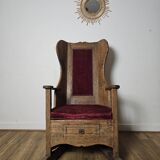 Brutalist Rocking Chair, 19th Century