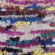Colorful Boucherouite Moroccan rug - 72 x 154 cm