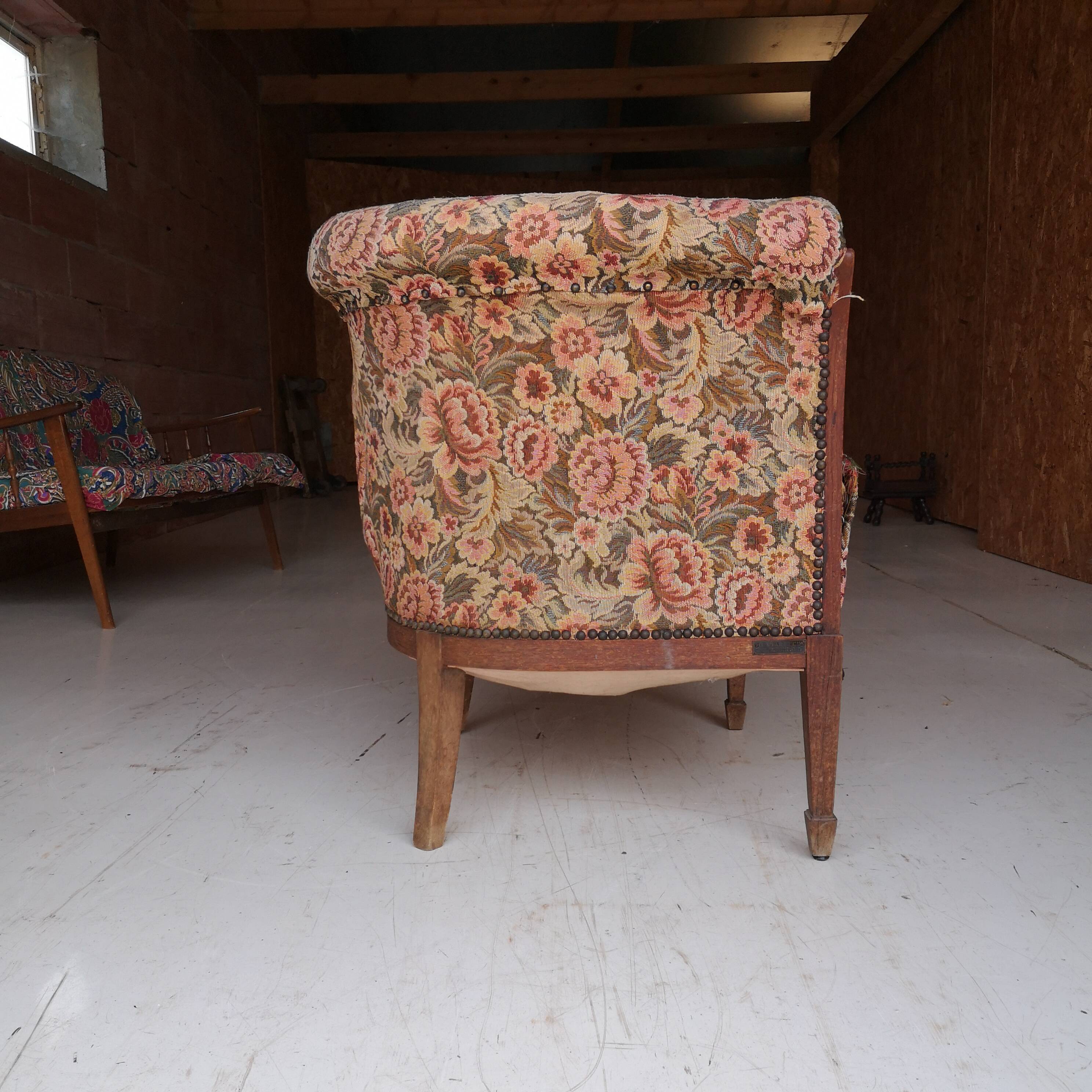 Superbe Fauteuil Art Déco de Georges Wiart & Cie, vers 1930