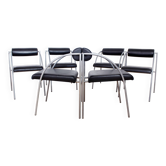 Set of 6 Vienna Chairs by Rodney Kinsman for Bieffeplast