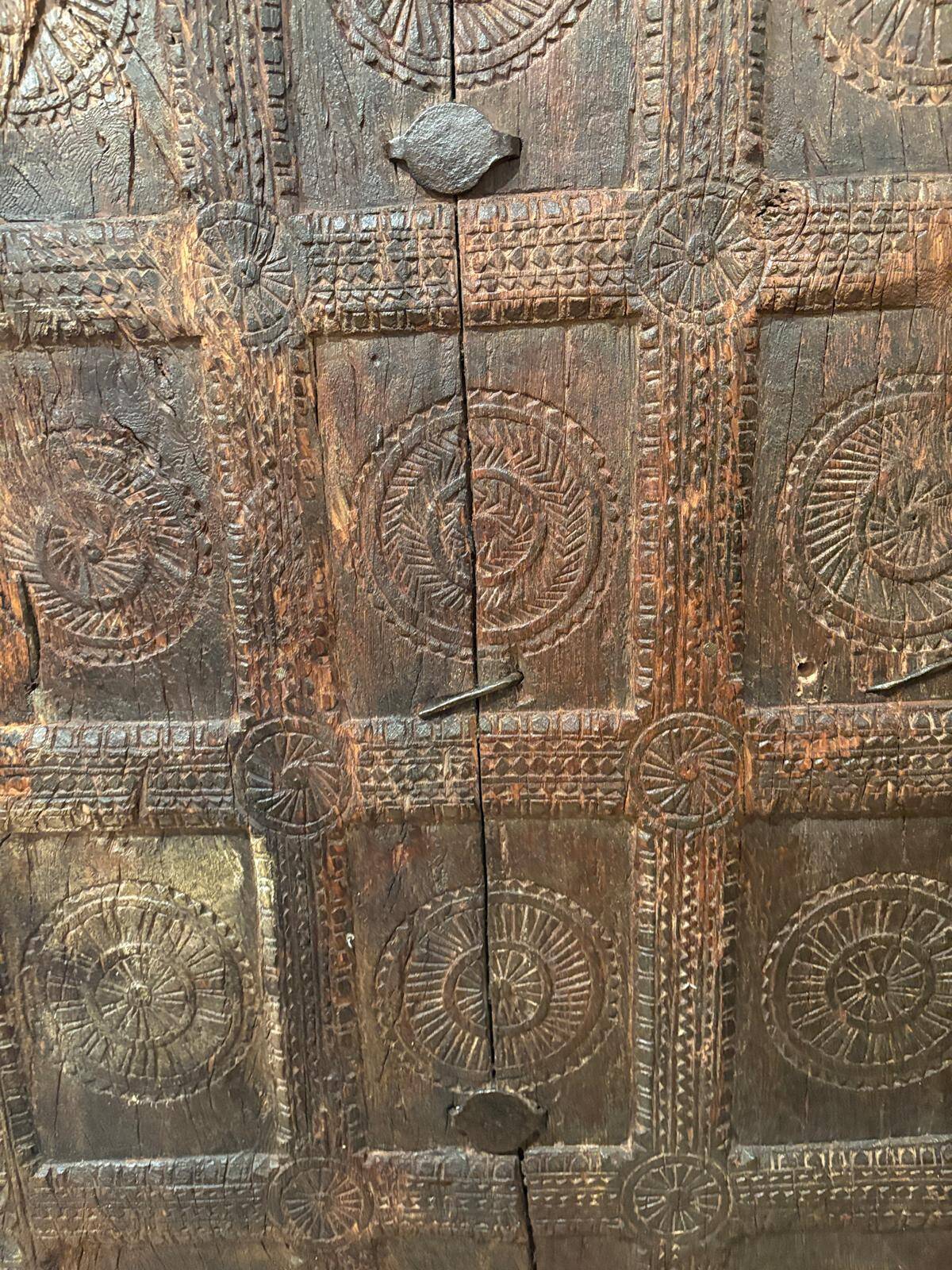 Ancient teak door from Orissa