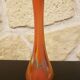 Blown glass soliflore with vibrant colors
