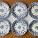 6 old flat plates in Gien earthenware