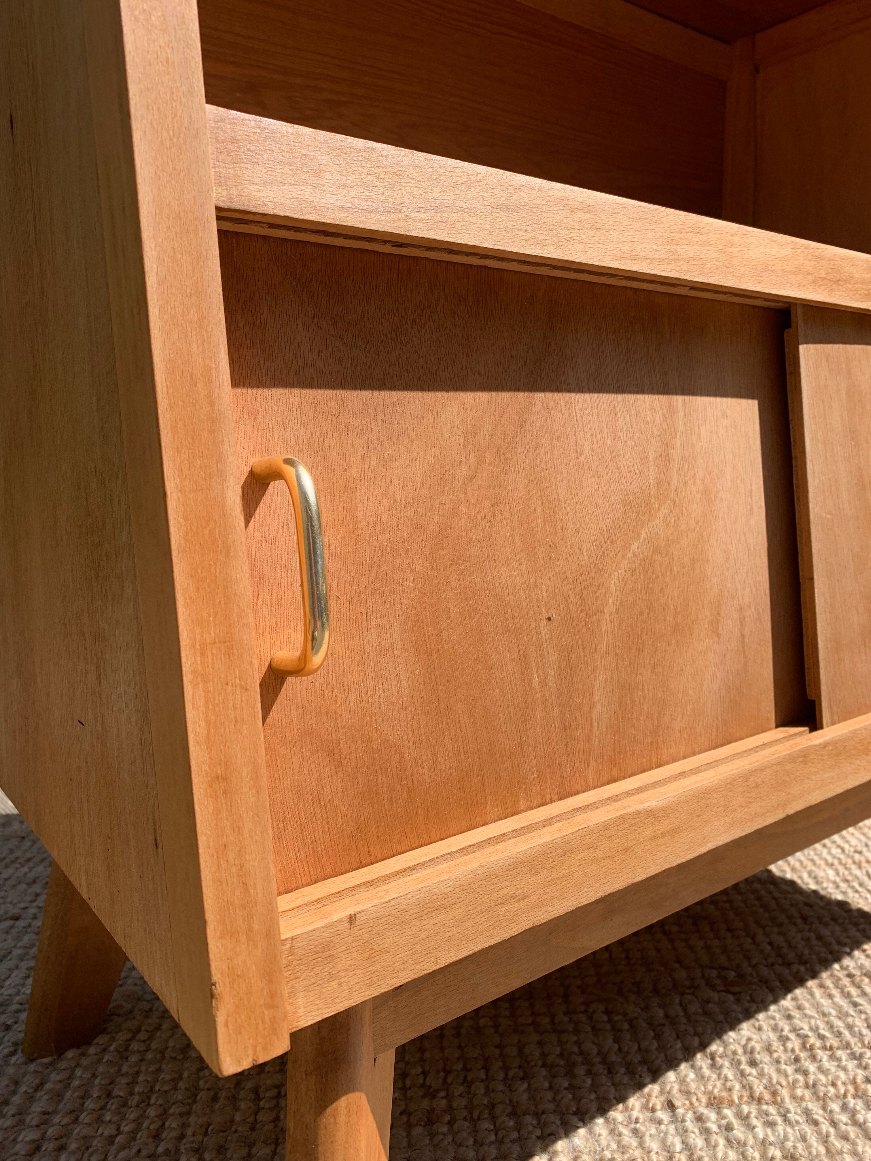 Vintage compass foot bookcase