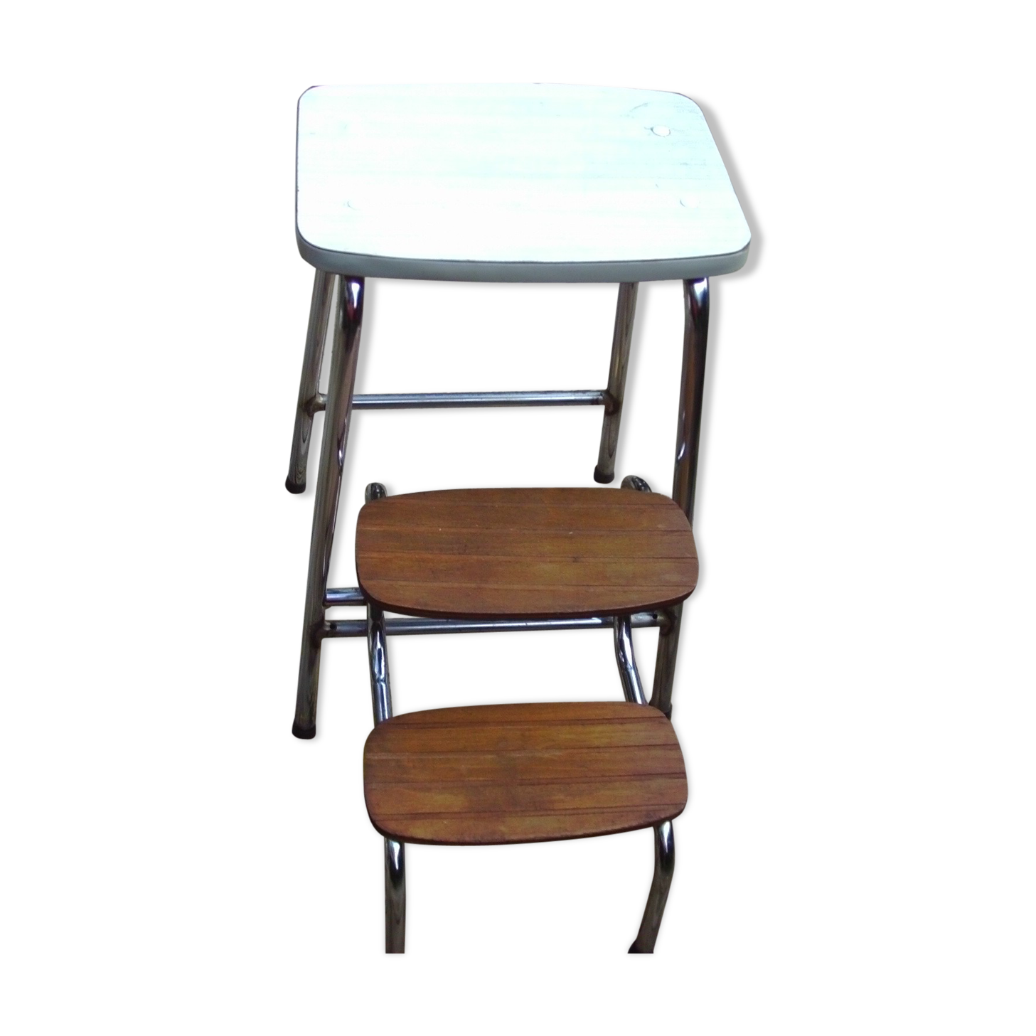 Stepladder in formica, 60s