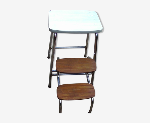 Escabeau en formica, années 60