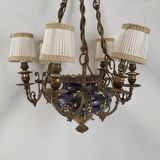 Napoleon III chandelier with 6 arms of light