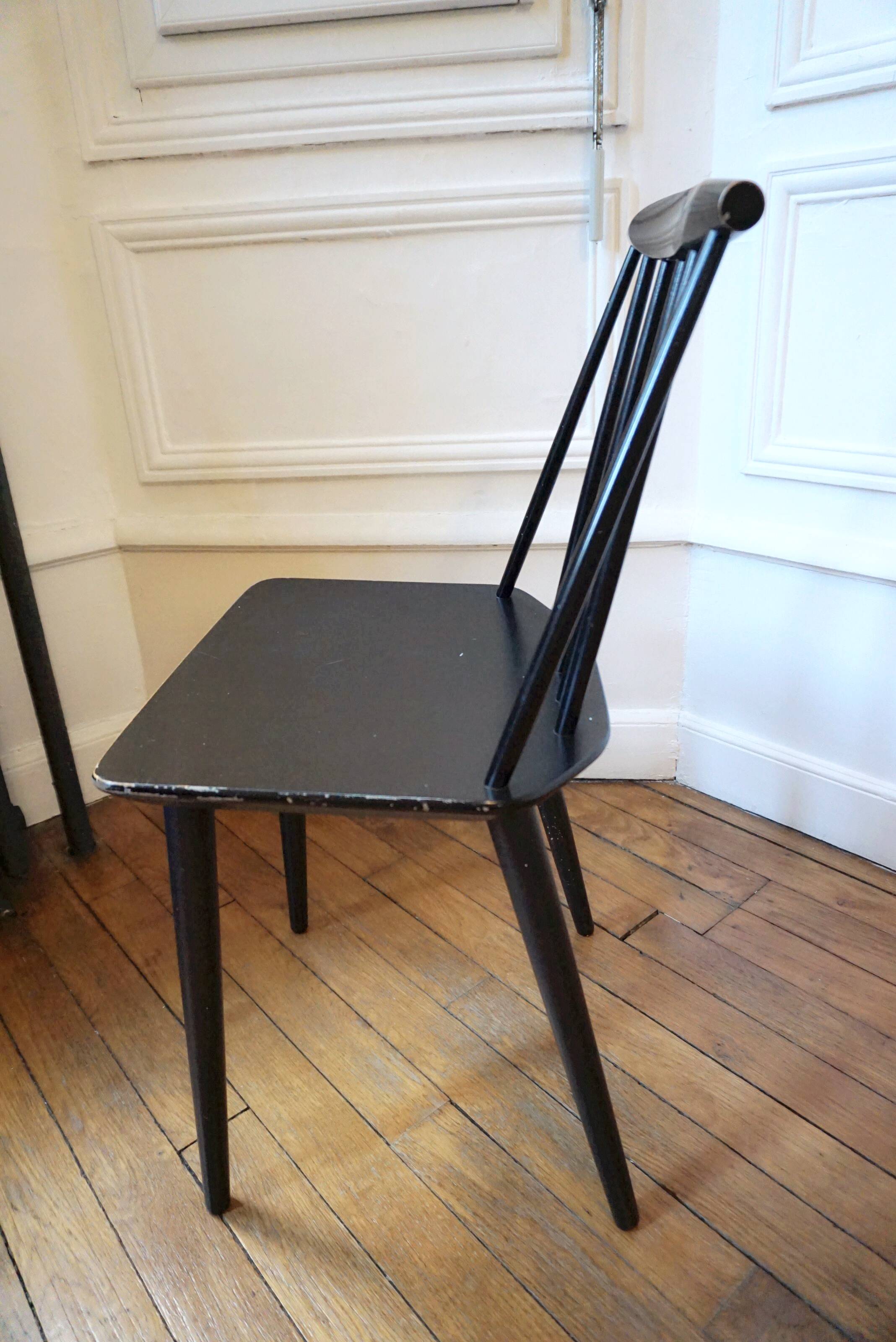 Danish Chair furniture model d77 by Folke Palsson