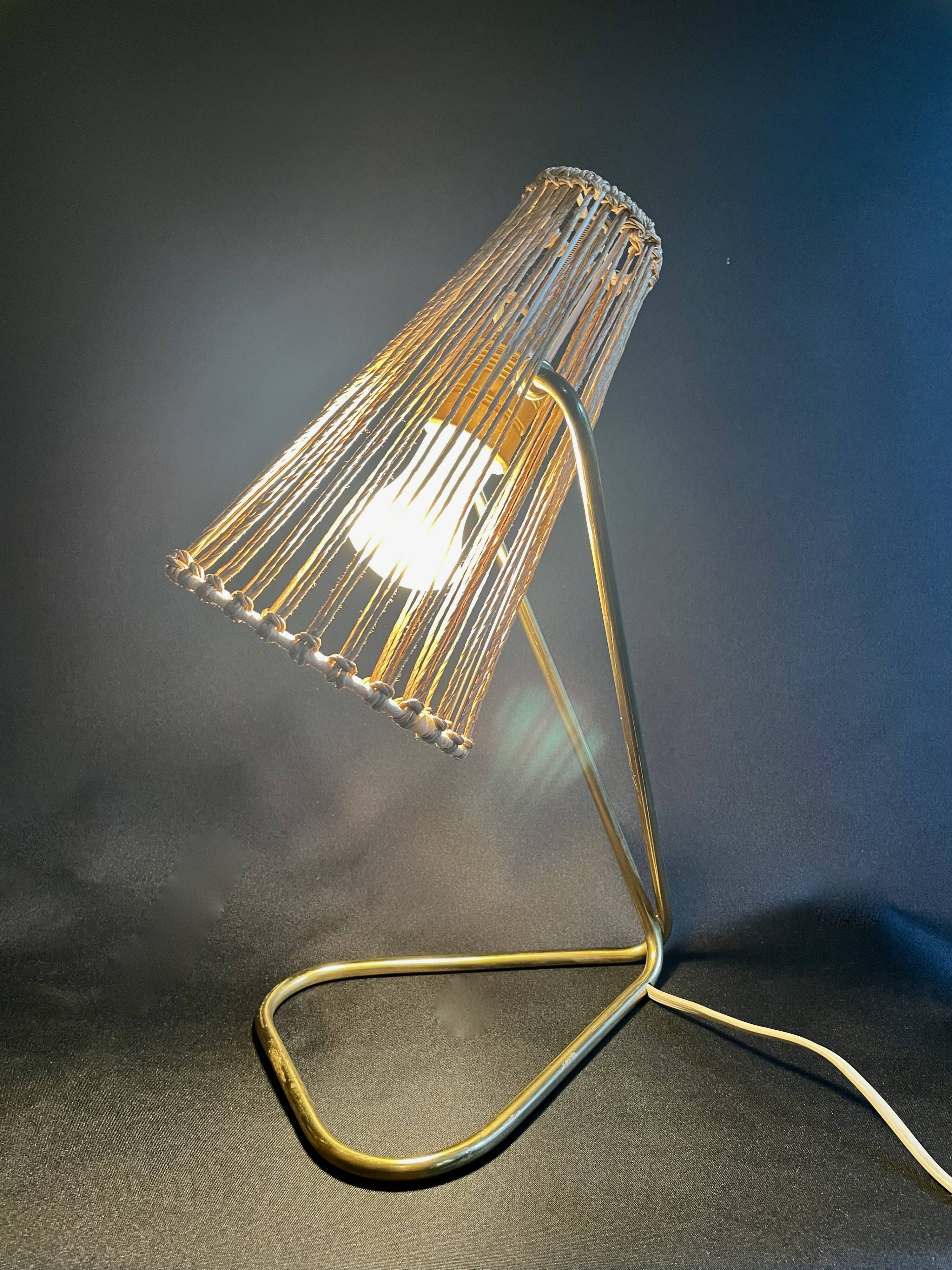 Table lamp by Rupert Nikoll, Vienna, 1960.