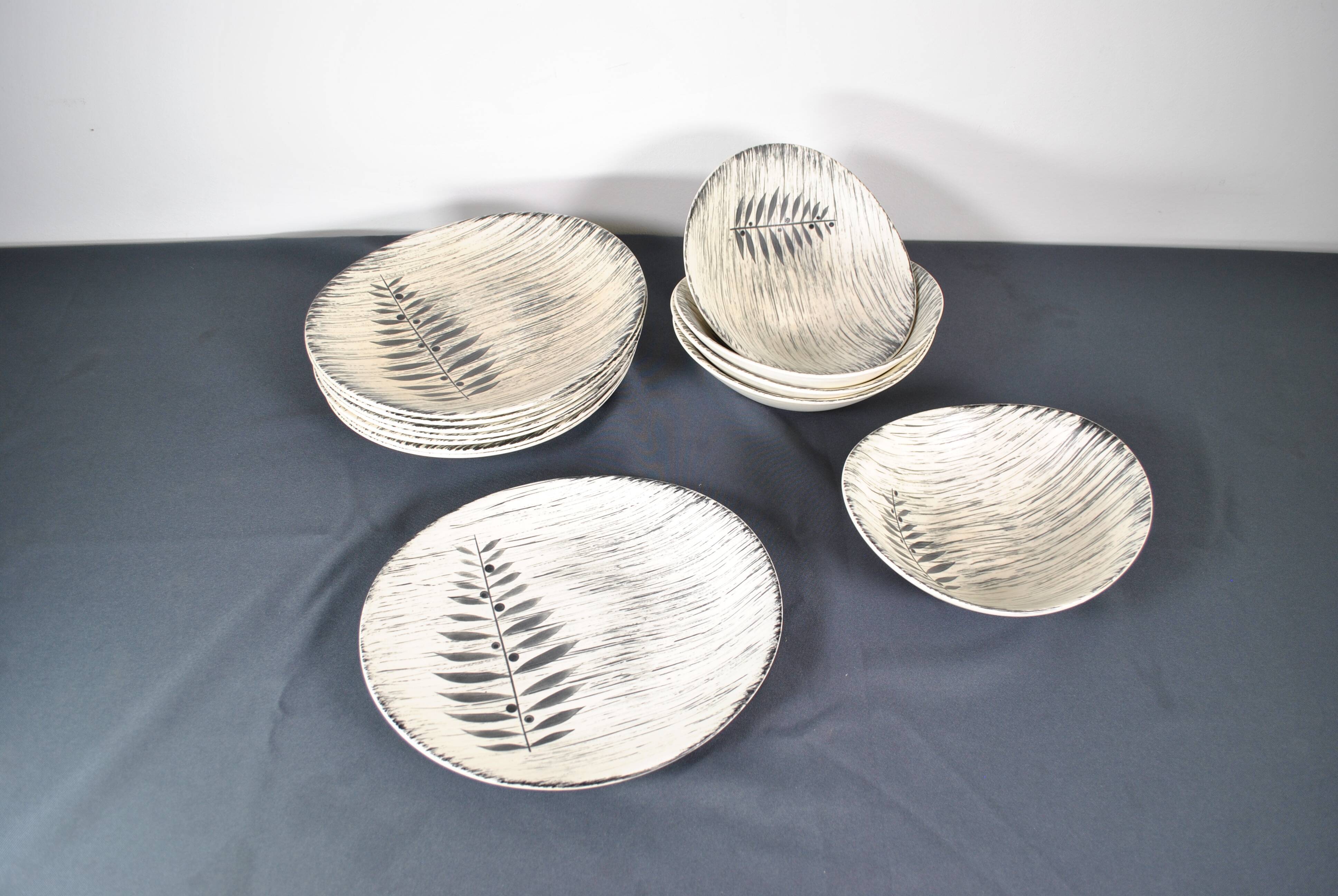 Assiettes Salins 1970