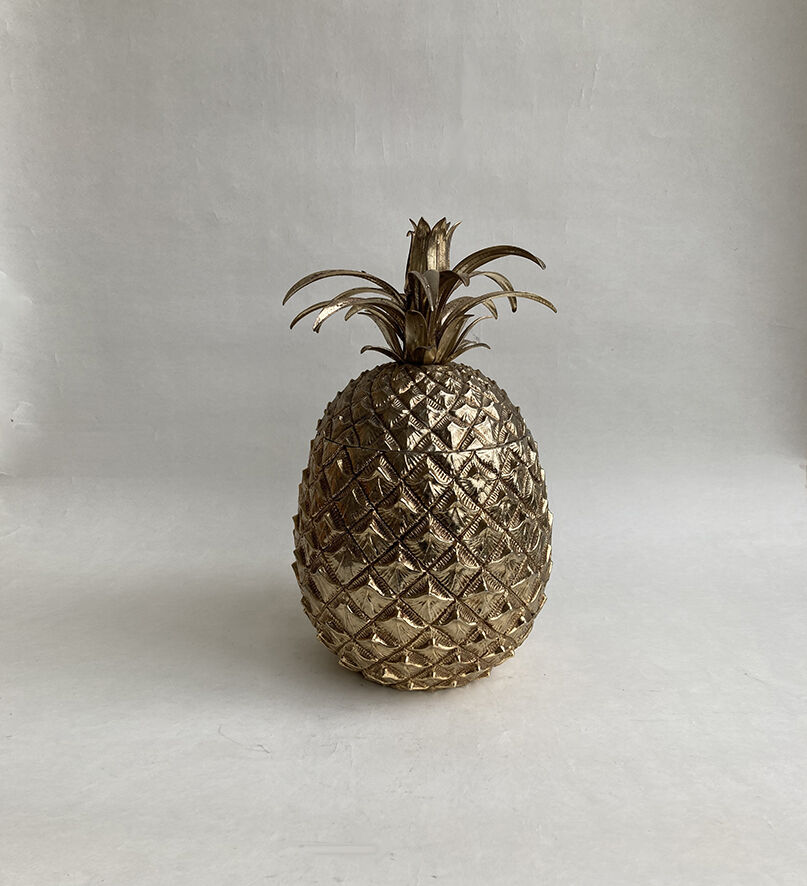 Pineapple champagne bucket 39cm Mauro Manetti XXL 1970