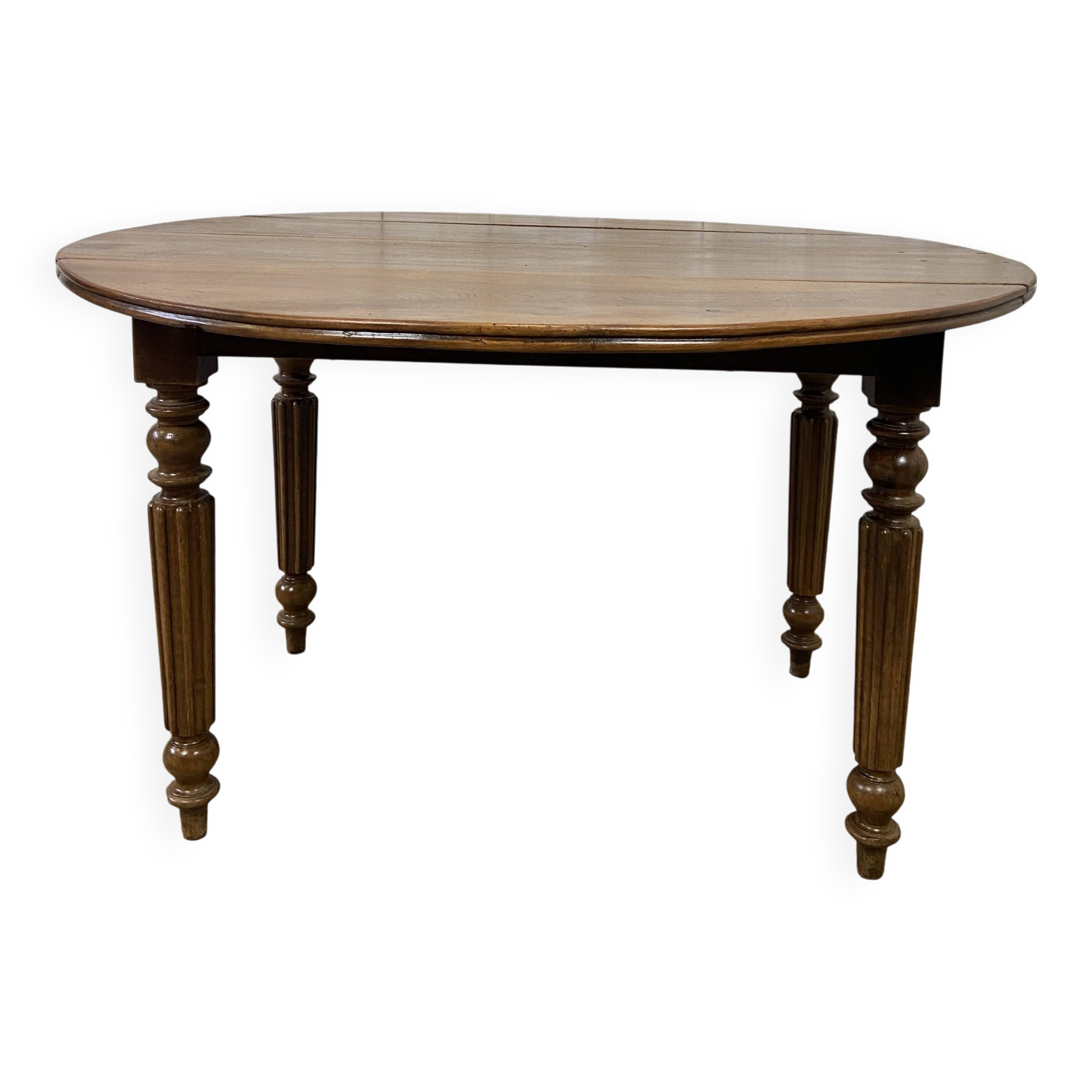 Country-style drop-leaf table